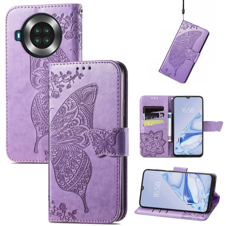 Butterfly Love Flowers Embossed Horizontal Flip Leather Case with Holder & Card Slots & Wallet & Lanyard, For CUBOT Note 20, For Nokia C01 Plus, For Nokia XR20