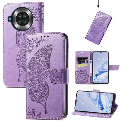 Butterfly Love Flowers Embossed Horizontal Flip Leather Case with Holder & Card Slots & Wallet & Lanyard, For CUBOT Note 20, For Nokia C01 Plus, For Nokia XR20