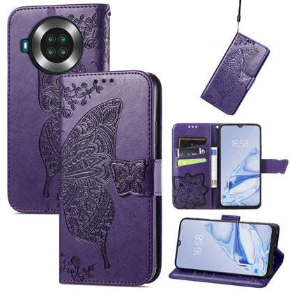Butterfly Love Flowers Embossed Horizontal Flip Leather Case with Holder & Card Slots & Wallet & Lanyard, For CUBOT Note 20, For Nokia C01 Plus, For Nokia XR20