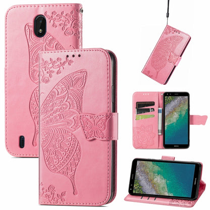 Butterfly Love Flowers Embossed Horizontal Flip Leather Case with Holder & Card Slots & Wallet & Lanyard, For CUBOT Note 20, For Nokia C01 Plus, For Nokia XR20