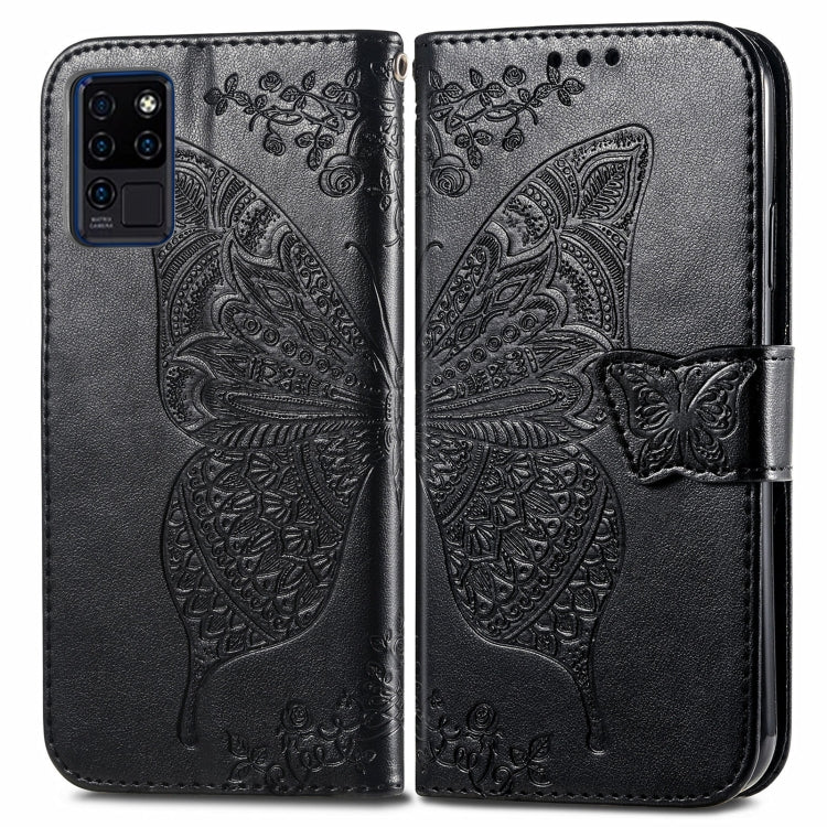 Butterfly Love Flowers Embossed Horizontal Flip Leather Case with Holder & Card Slots & Wallet & Lanyard, For Oukitel C21, For OnePlus Nord 2 5G, For ZTE Blade A51