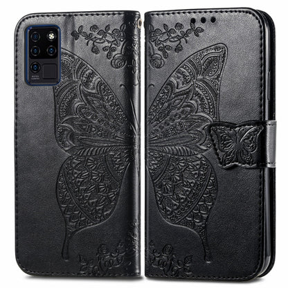 Butterfly Love Flowers Embossed Horizontal Flip Leather Case with Holder & Card Slots & Wallet & Lanyard, For Oukitel C21, For OnePlus Nord 2 5G, For ZTE Blade A51