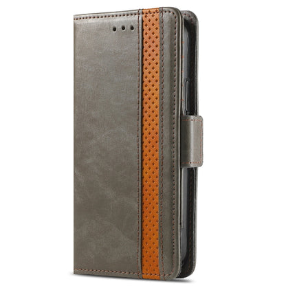 CaseNeo Business Splicing Dual Magnetic Buckle Horizontal Flip PU Leather Case with Holder & Card Slots & Wallet, For Xiaomi Redmi Note 10, For Xiaomi Redmi Note 10 5G, For Xiaomi Redmi 10, For Xiaomi Redmi K40 Gaming