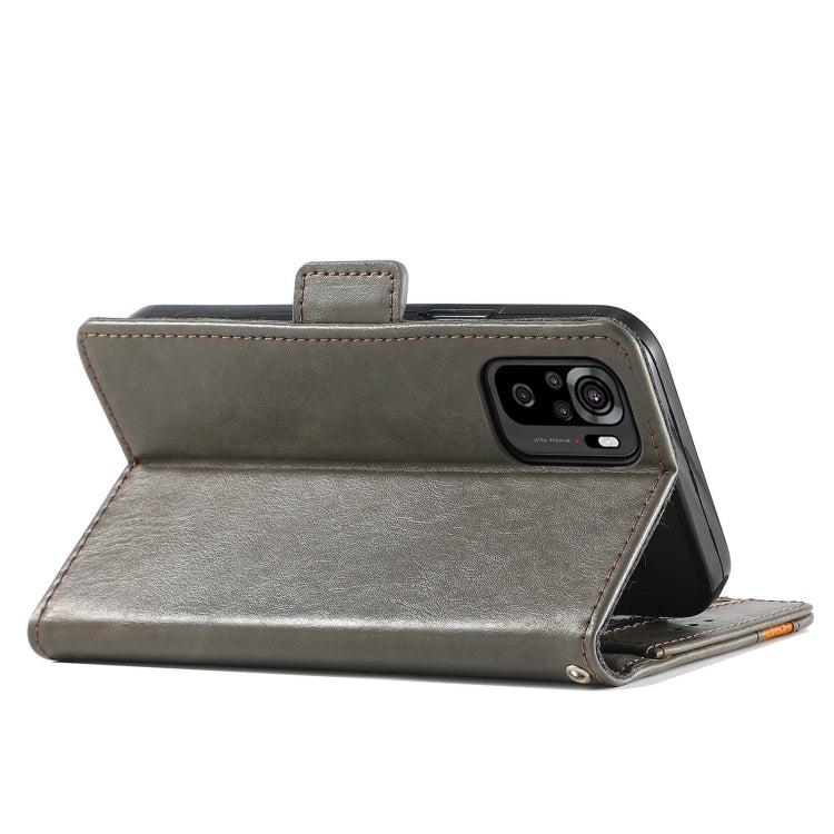 CaseNeo Business Splicing Dual Magnetic Buckle Horizontal Flip PU Leather Case with Holder & Card Slots & Wallet, For Xiaomi Redmi Note 10, For Xiaomi Redmi Note 10 5G, For Xiaomi Redmi 10, For Xiaomi Redmi K40 Gaming