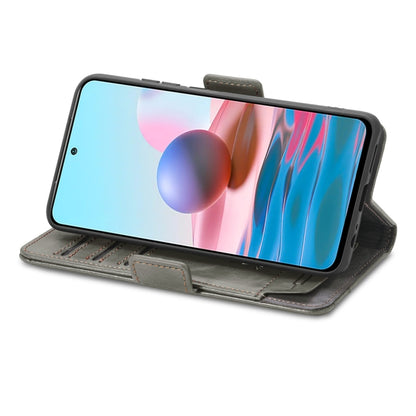 CaseNeo Business Splicing Dual Magnetic Buckle Horizontal Flip PU Leather Case with Holder & Card Slots & Wallet, For Xiaomi Redmi Note 10, For Xiaomi Redmi Note 10 5G, For Xiaomi Redmi 10, For Xiaomi Redmi K40 Gaming