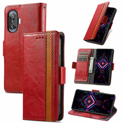 CaseNeo Business Splicing Dual Magnetic Buckle Horizontal Flip PU Leather Case with Holder & Card Slots & Wallet, For Xiaomi Redmi Note 10, For Xiaomi Redmi Note 10 5G, For Xiaomi Redmi 10, For Xiaomi Redmi K40 Gaming