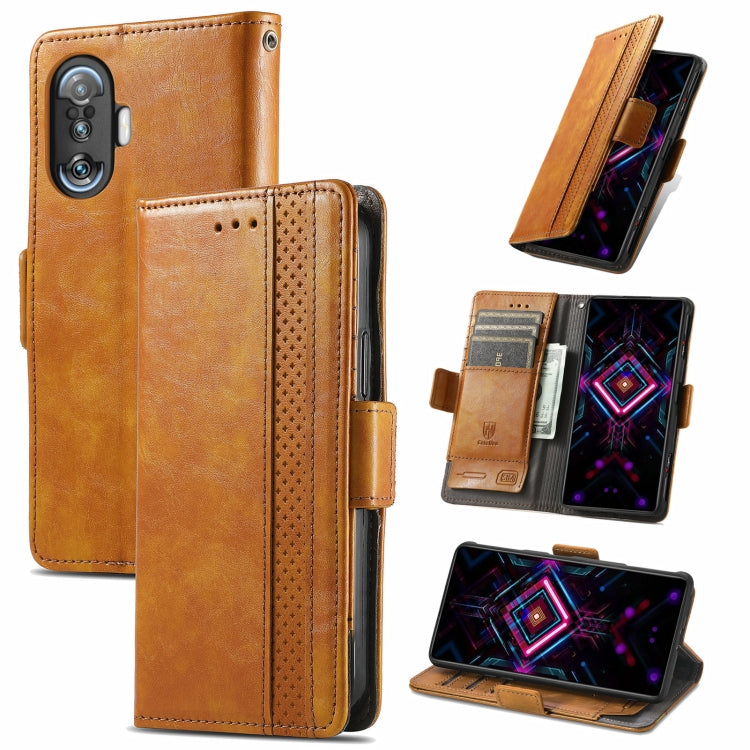 CaseNeo Business Splicing Dual Magnetic Buckle Horizontal Flip PU Leather Case with Holder & Card Slots & Wallet, For Xiaomi Redmi Note 10, For Xiaomi Redmi Note 10 5G, For Xiaomi Redmi 10, For Xiaomi Redmi K40 Gaming