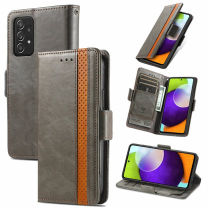 CaseNeo Business Splicing Dual Magnetic Buckle Horizontal Flip PU Leather Case with Holder & Card Slots & Wallet, For Samsung Galaxy A52 5G, For Samsung Galaxy A72 5G, For OPPO A93 5G, For Infinix Hot 9