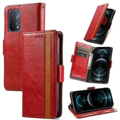 CaseNeo Business Splicing Dual Magnetic Buckle Horizontal Flip PU Leather Case with Holder & Card Slots & Wallet, For Samsung Galaxy A52 5G, For Samsung Galaxy A72 5G, For OPPO A93 5G, For Infinix Hot 9