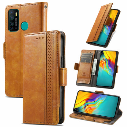 CaseNeo Business Splicing Dual Magnetic Buckle Horizontal Flip PU Leather Case with Holder & Card Slots & Wallet, For Samsung Galaxy A52 5G, For Samsung Galaxy A72 5G, For OPPO A93 5G, For Infinix Hot 9