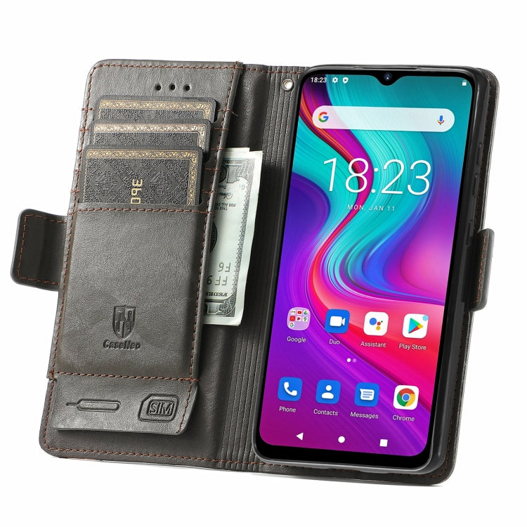 CaseNeo Business Splicing Dual Magnetic Buckle Horizontal Flip PU Leather Case with Holder & Card Slots & Wallet, For Doogee X96 Pro, For iPhone XR, For Xiaomi Redmi Note 10 JP Edition
