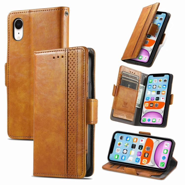 CaseNeo Business Splicing Dual Magnetic Buckle Horizontal Flip PU Leather Case with Holder & Card Slots & Wallet, For Doogee X96 Pro, For iPhone XR, For Xiaomi Redmi Note 10 JP Edition