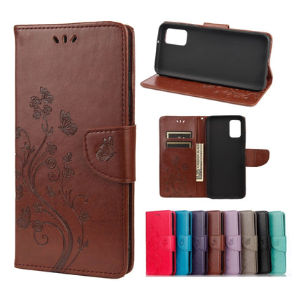Butterfly Flower Pattern Horizontal Flip Leather Case with Holder & Card Slots & Wallet, For Wiko Power U30, For Xiaomi Redmi 10