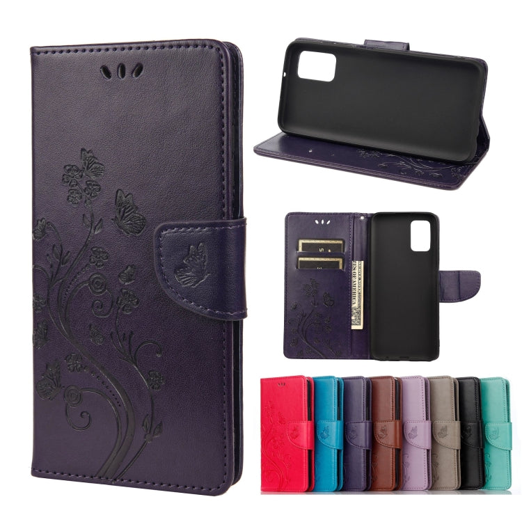 Butterfly Flower Pattern Horizontal Flip Leather Case with Holder & Card Slots & Wallet, For Wiko Power U30, For Xiaomi Redmi 10