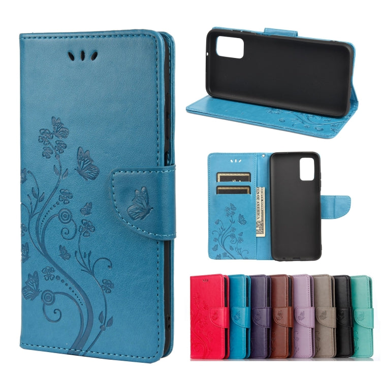 Butterfly Flower Pattern Horizontal Flip Leather Case with Holder & Card Slots & Wallet, For Wiko Power U30, For Xiaomi Redmi 10