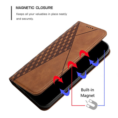 Diamond Pattern Splicing Skin Feel Magnetic Horizontal Flip Leather Case with Card Slots & Holder & Wallet, For Xiaomi Mi 11 Lite, For Xiaomi Mi 11 Pro, For Xiaomi Mi 11, For Xiaomi Poco M3 / Redmi 9T