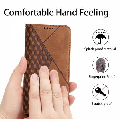 Diamond Pattern Splicing Skin Feel Magnetic Horizontal Flip Leather Case with Card Slots & Holder & Wallet, For Xiaomi Mi 11 Lite, For Xiaomi Mi 11 Pro, For Xiaomi Mi 11, For Xiaomi Poco M3 / Redmi 9T