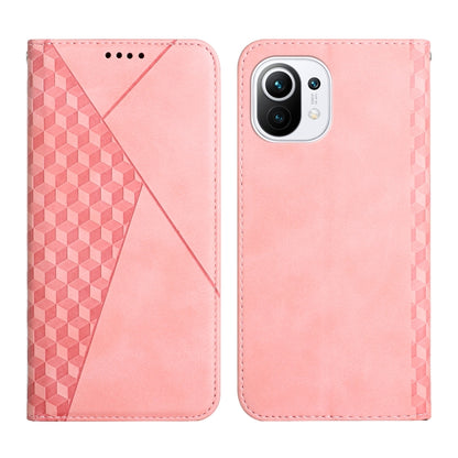 Diamond Pattern Splicing Skin Feel Magnetic Horizontal Flip Leather Case with Card Slots & Holder & Wallet, For Xiaomi Mi 11 Lite, For Xiaomi Mi 11 Pro, For Xiaomi Mi 11, For Xiaomi Poco M3 / Redmi 9T