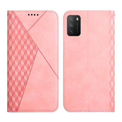 Diamond Pattern Splicing Skin Feel Magnetic Horizontal Flip Leather Case with Card Slots & Holder & Wallet, For Xiaomi Mi 11 Lite, For Xiaomi Mi 11 Pro, For Xiaomi Mi 11, For Xiaomi Poco M3 / Redmi 9T