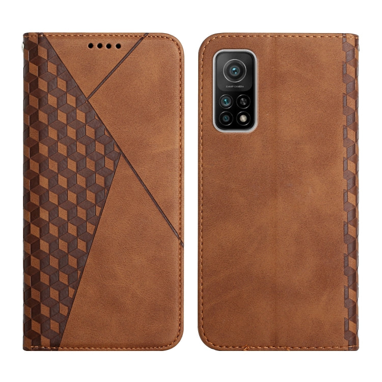 Diamond Pattern Splicing Skin Feel Magnetic Horizontal Flip Leather Case with Card Slots & Holder & Wallet, For Xiaomi Mi 10T Pro 5G / Mi 10T 5G, For Xiaomi Redmi Note 10 4G, For Xiaomi Redmi Note 9 Pro, For Xiaomi Redmi Note 9