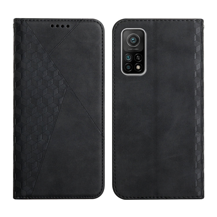 Diamond Pattern Splicing Skin Feel Magnetic Horizontal Flip Leather Case with Card Slots & Holder & Wallet, For Xiaomi Mi 10T Pro 5G / Mi 10T 5G, For Xiaomi Redmi Note 10 4G, For Xiaomi Redmi Note 9 Pro, For Xiaomi Redmi Note 9