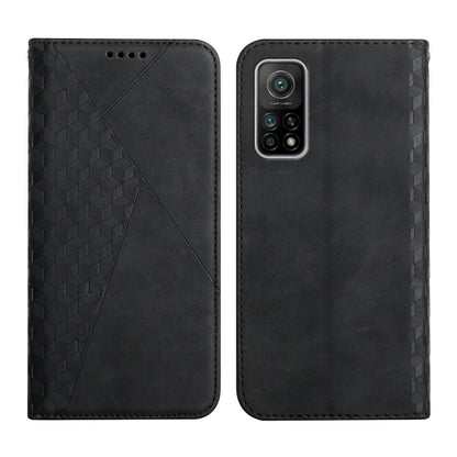 Diamond Pattern Splicing Skin Feel Magnetic Horizontal Flip Leather Case with Card Slots & Holder & Wallet, For Xiaomi Mi 10T Pro 5G / Mi 10T 5G, For Xiaomi Redmi Note 10 4G, For Xiaomi Redmi Note 9 Pro, For Xiaomi Redmi Note 9