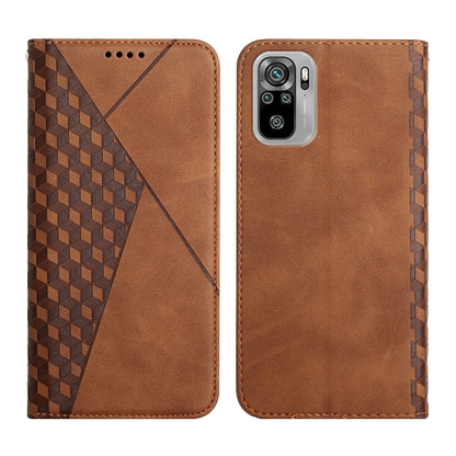 Diamond Pattern Splicing Skin Feel Magnetic Horizontal Flip Leather Case with Card Slots & Holder & Wallet, For Xiaomi Mi 10T Pro 5G / Mi 10T 5G, For Xiaomi Redmi Note 10 4G, For Xiaomi Redmi Note 9 Pro, For Xiaomi Redmi Note 9