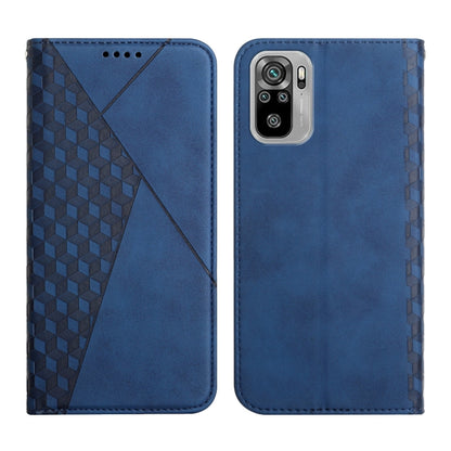 Diamond Pattern Splicing Skin Feel Magnetic Horizontal Flip Leather Case with Card Slots & Holder & Wallet, For Xiaomi Mi 10T Pro 5G / Mi 10T 5G, For Xiaomi Redmi Note 10 4G, For Xiaomi Redmi Note 9 Pro, For Xiaomi Redmi Note 9