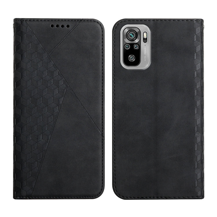 Diamond Pattern Splicing Skin Feel Magnetic Horizontal Flip Leather Case with Card Slots & Holder & Wallet, For Xiaomi Mi 10T Pro 5G / Mi 10T 5G, For Xiaomi Redmi Note 10 4G, For Xiaomi Redmi Note 9 Pro, For Xiaomi Redmi Note 9