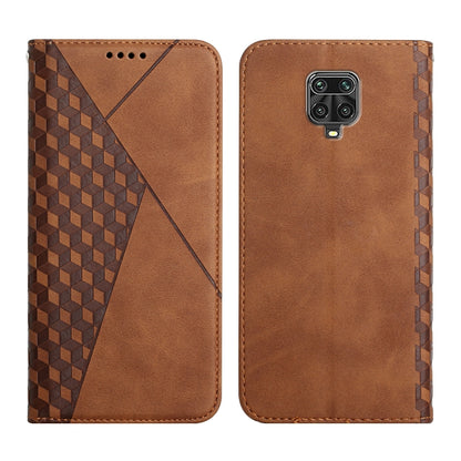 Diamond Pattern Splicing Skin Feel Magnetic Horizontal Flip Leather Case with Card Slots & Holder & Wallet, For Xiaomi Mi 10T Pro 5G / Mi 10T 5G, For Xiaomi Redmi Note 10 4G, For Xiaomi Redmi Note 9 Pro, For Xiaomi Redmi Note 9