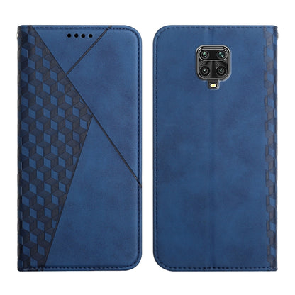 Diamond Pattern Splicing Skin Feel Magnetic Horizontal Flip Leather Case with Card Slots & Holder & Wallet, For Xiaomi Mi 10T Pro 5G / Mi 10T 5G, For Xiaomi Redmi Note 10 4G, For Xiaomi Redmi Note 9 Pro, For Xiaomi Redmi Note 9