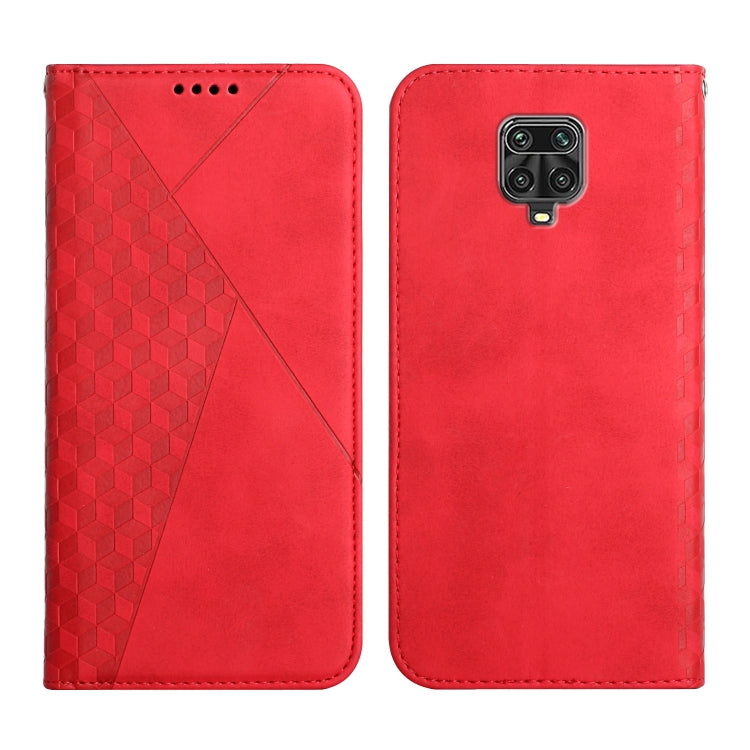 Diamond Pattern Splicing Skin Feel Magnetic Horizontal Flip Leather Case with Card Slots & Holder & Wallet, For Xiaomi Mi 10T Pro 5G / Mi 10T 5G, For Xiaomi Redmi Note 10 4G, For Xiaomi Redmi Note 9 Pro, For Xiaomi Redmi Note 9