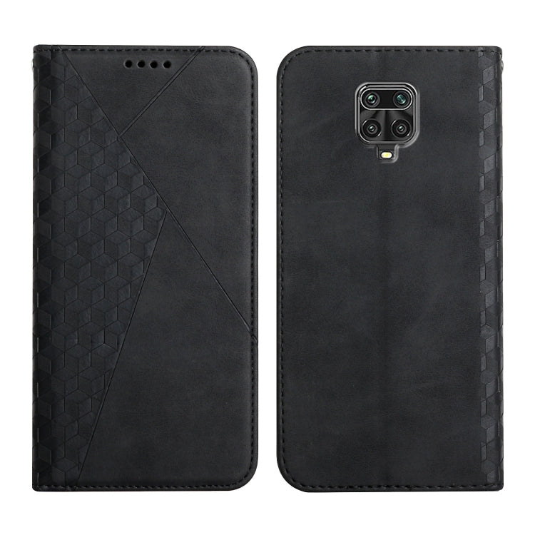 Diamond Pattern Splicing Skin Feel Magnetic Horizontal Flip Leather Case with Card Slots & Holder & Wallet, For Xiaomi Mi 10T Pro 5G / Mi 10T 5G, For Xiaomi Redmi Note 10 4G, For Xiaomi Redmi Note 9 Pro, For Xiaomi Redmi Note 9