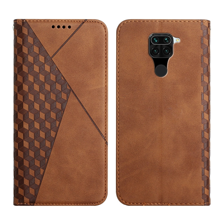 Diamond Pattern Splicing Skin Feel Magnetic Horizontal Flip Leather Case with Card Slots & Holder & Wallet, For Xiaomi Mi 10T Pro 5G / Mi 10T 5G, For Xiaomi Redmi Note 10 4G, For Xiaomi Redmi Note 9 Pro, For Xiaomi Redmi Note 9