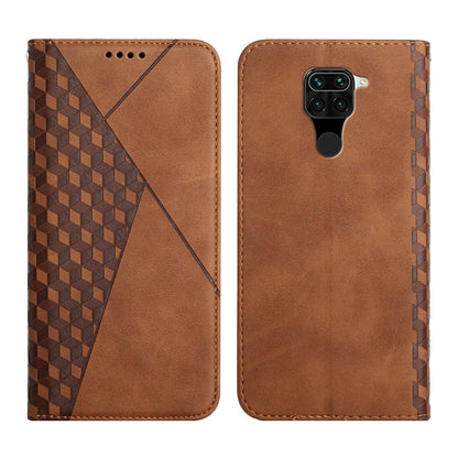 Diamond Pattern Splicing Skin Feel Magnetic Horizontal Flip Leather Case with Card Slots & Holder & Wallet, For Xiaomi Mi 10T Pro 5G / Mi 10T 5G, For Xiaomi Redmi Note 10 4G, For Xiaomi Redmi Note 9 Pro, For Xiaomi Redmi Note 9