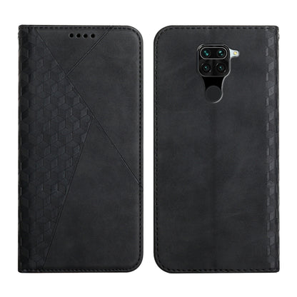 Diamond Pattern Splicing Skin Feel Magnetic Horizontal Flip Leather Case with Card Slots & Holder & Wallet, For Xiaomi Mi 10T Pro 5G / Mi 10T 5G, For Xiaomi Redmi Note 10 4G, For Xiaomi Redmi Note 9 Pro, For Xiaomi Redmi Note 9