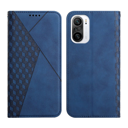 Diamond Pattern Splicing Skin Feel Magnetic Horizontal Flip Leather Case with Card Slots & Holder & Wallet, For Xiaomi Redmi K40, For Xiaomi Mi 10T Lite 5G, For Xiaomi Redmi 9A, For Xiaomi Redmi Note 10 Pro