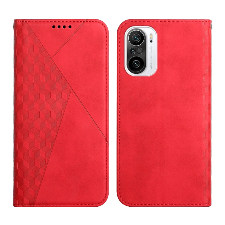 Diamond Pattern Splicing Skin Feel Magnetic Horizontal Flip Leather Case with Card Slots & Holder & Wallet, For Xiaomi Redmi K40, For Xiaomi Mi 10T Lite 5G, For Xiaomi Redmi 9A, For Xiaomi Redmi Note 10 Pro