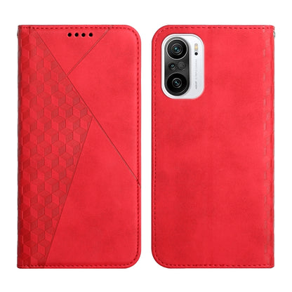 Diamond Pattern Splicing Skin Feel Magnetic Horizontal Flip Leather Case with Card Slots & Holder & Wallet, For Xiaomi Redmi K40, For Xiaomi Mi 10T Lite 5G, For Xiaomi Redmi 9A, For Xiaomi Redmi Note 10 Pro