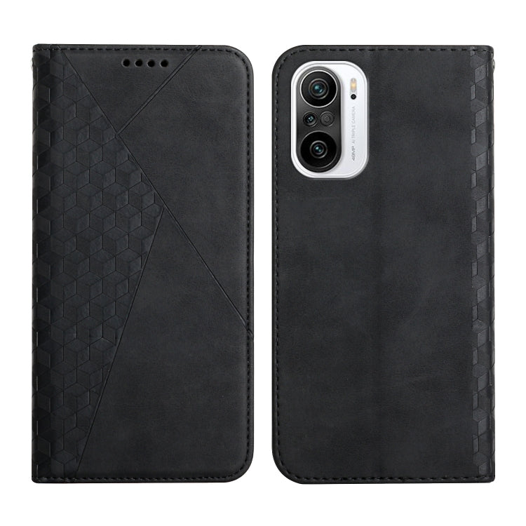 Diamond Pattern Splicing Skin Feel Magnetic Horizontal Flip Leather Case with Card Slots & Holder & Wallet, For Xiaomi Redmi K40, For Xiaomi Mi 10T Lite 5G, For Xiaomi Redmi 9A, For Xiaomi Redmi Note 10 Pro