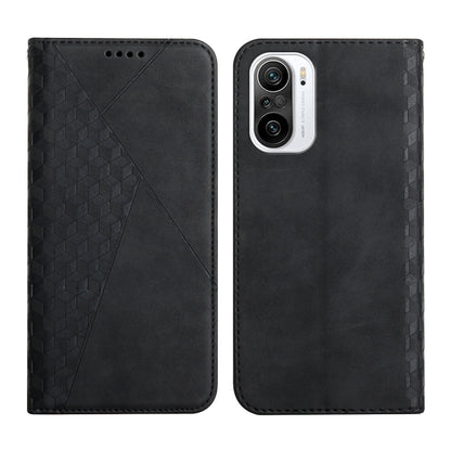 Diamond Pattern Splicing Skin Feel Magnetic Horizontal Flip Leather Case with Card Slots & Holder & Wallet, For Xiaomi Redmi K40, For Xiaomi Mi 10T Lite 5G, For Xiaomi Redmi 9A, For Xiaomi Redmi Note 10 Pro