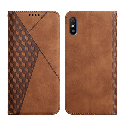 Diamond Pattern Splicing Skin Feel Magnetic Horizontal Flip Leather Case with Card Slots & Holder & Wallet, For Xiaomi Redmi K40, For Xiaomi Mi 10T Lite 5G, For Xiaomi Redmi 9A, For Xiaomi Redmi Note 10 Pro