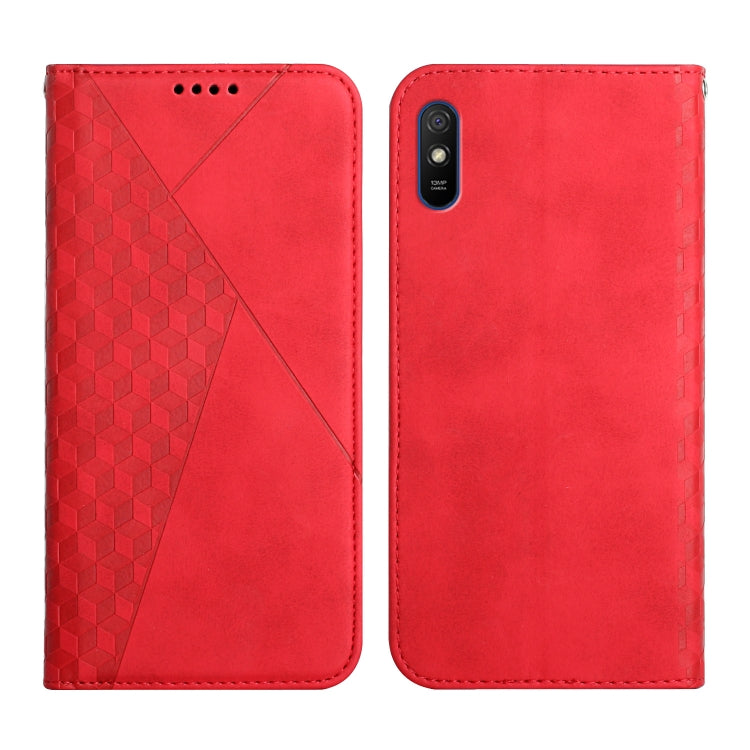 Diamond Pattern Splicing Skin Feel Magnetic Horizontal Flip Leather Case with Card Slots & Holder & Wallet, For Xiaomi Redmi K40, For Xiaomi Mi 10T Lite 5G, For Xiaomi Redmi 9A, For Xiaomi Redmi Note 10 Pro