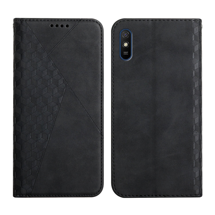Diamond Pattern Splicing Skin Feel Magnetic Horizontal Flip Leather Case with Card Slots & Holder & Wallet, For Xiaomi Redmi K40, For Xiaomi Mi 10T Lite 5G, For Xiaomi Redmi 9A, For Xiaomi Redmi Note 10 Pro