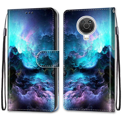 Coloured Drawing Cross Texture Horizontal Flip PU Leather Case with Holder & Card Slots & Wallet & Lanyard, For Nokia 6.3 / G20 / G10