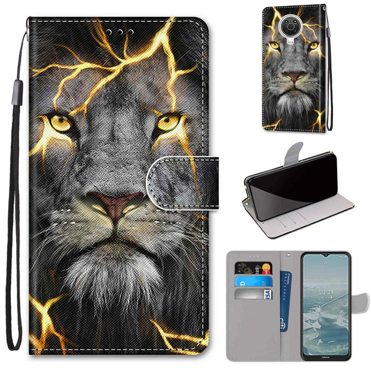 Coloured Drawing Cross Texture Horizontal Flip PU Leather Case with Holder & Card Slots & Wallet & Lanyard, For Nokia 6.3 / G20 / G10