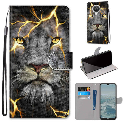 Coloured Drawing Cross Texture Horizontal Flip PU Leather Case with Holder & Card Slots & Wallet & Lanyard, For Nokia 6.3 / G20 / G10