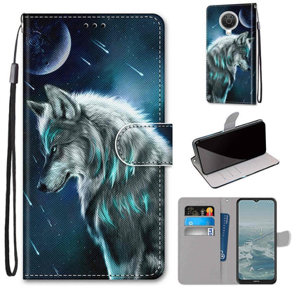 Coloured Drawing Cross Texture Horizontal Flip PU Leather Case with Holder & Card Slots & Wallet & Lanyard, For Nokia 6.3 / G20 / G10