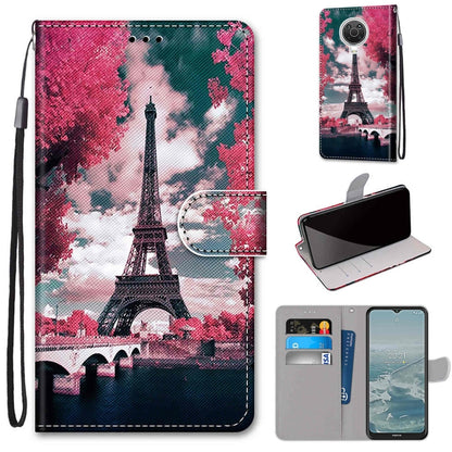 Coloured Drawing Cross Texture Horizontal Flip PU Leather Case with Holder & Card Slots & Wallet & Lanyard, For Nokia 6.3 / G20 / G10
