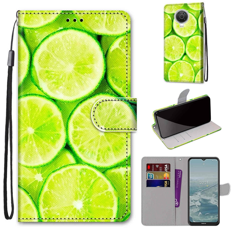 Coloured Drawing Cross Texture Horizontal Flip PU Leather Case with Holder & Card Slots & Wallet & Lanyard, For Nokia G20 / G10 / 6.3